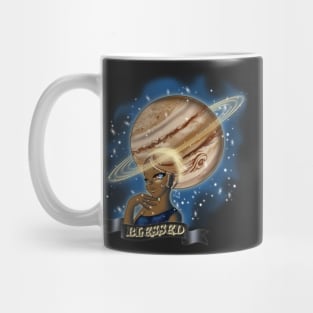 African American Woman and Jupiter Mug